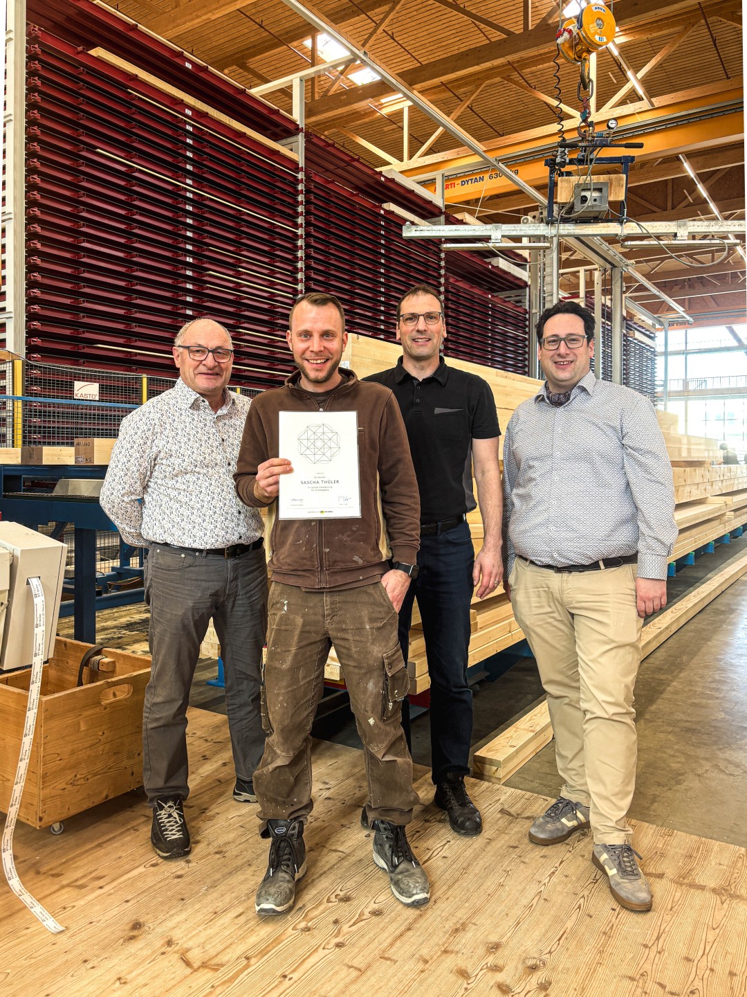 Jubiläum Sascha Thüler